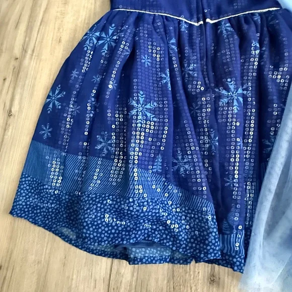 Disney Frozen Elsa Dresses in Light Blue and Navy Sz 3T - Picture 6 of 6